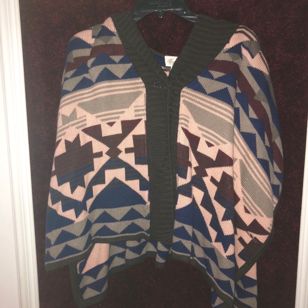 Forever 21 Tribal Poncho